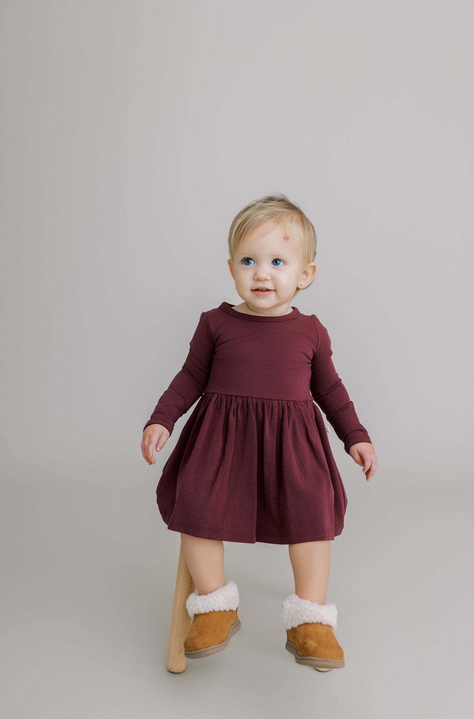 Long sleeve onesie dress